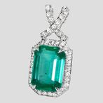 Zonder Minimumprijs - Hanger - 14 karaat Witgoud, 2,34ct, Sieraden, Tassen en Uiterlijk, Antieke sieraden