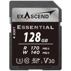 Exascend Essential UHS-I SD Card(V30) 128GB, Audio, Tv en Foto, Fotografie | Geheugenkaarten, Nieuw, Overige merken, Overige typen