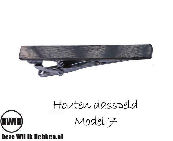 Houten Dasspeld model 7, Sieraden, Tassen en Uiterlijk, Manchetknopen, Verzenden
