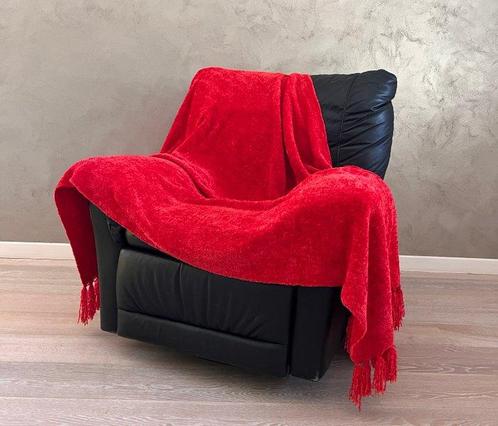 Monterol Casa - Rood Coral - Plaid - 200 cm - 135 cm -, Antiek en Kunst, Curiosa en Brocante