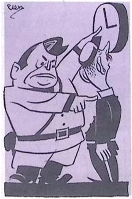 De fascistische treinen lopen altijd op tijd (lijst optie), Antiek en Kunst, Kunst | Litho's en Zeefdrukken, Verzenden