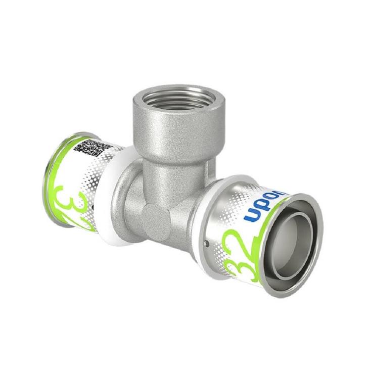 Uponor MLC perskoppeling T stuk 32 x 3/4 x 32 binnendraad, Doe-het-zelf en Verbouw, Buizen en Afvoer, Ophalen of Verzenden