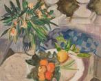Johan Buning (1893-1963) - Still life on table with flowers, Antiek en Kunst, Kunst | Schilderijen | Klassiek