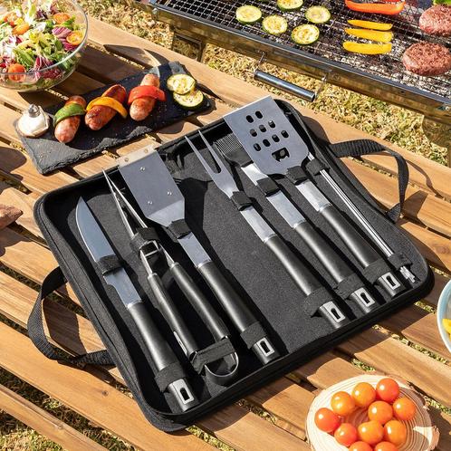 Barbecueset Met Draagtas Innovagoods 12 Onderdelen, Tuin en Terras, Barbecue-accessoires, Verzenden