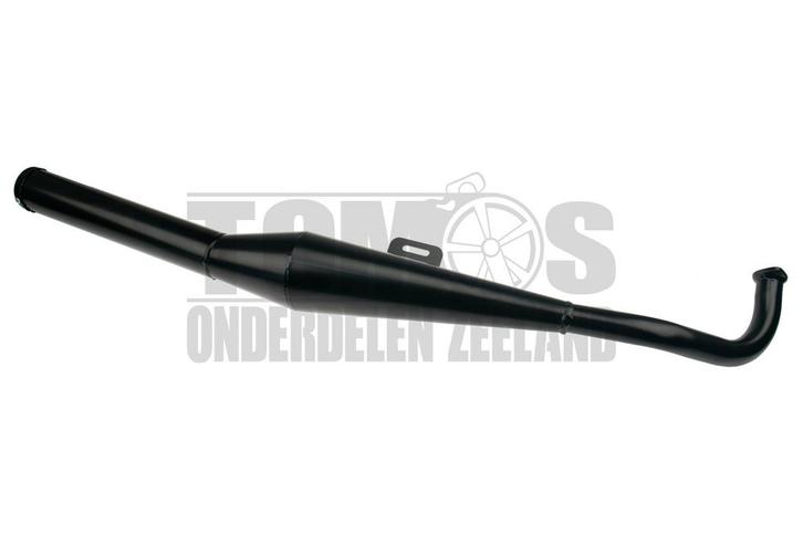 Tomos Uitlaat 28mm Homoet P4 zwart A3 / A35 / A52, Fietsen en Brommers, Brommeronderdelen | Algemeen, Nieuw, Ophalen of Verzenden