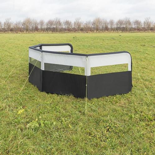 ProPlus Opblaasbaar windscherm - 5 panelen - UV-beschermi..., Caravans en Kamperen, Tenten, Nieuw, Ophalen of Verzenden