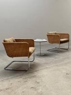 Tecta - William Dunkel - Fauteuil (2) - D44 - Rattan, stalen