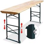 Biertent tafel 170x50x75-105cm in hoogte verstelbaar, Tuin en Terras, Picknicktafels, Verzenden, Nieuw