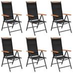 Tuinstoelen Inklapbaar Zwart | OP = OP | Tweedekansje, Tuin en Terras, Tuinstoelen, Ophalen of Verzenden, Nieuw, Textileen