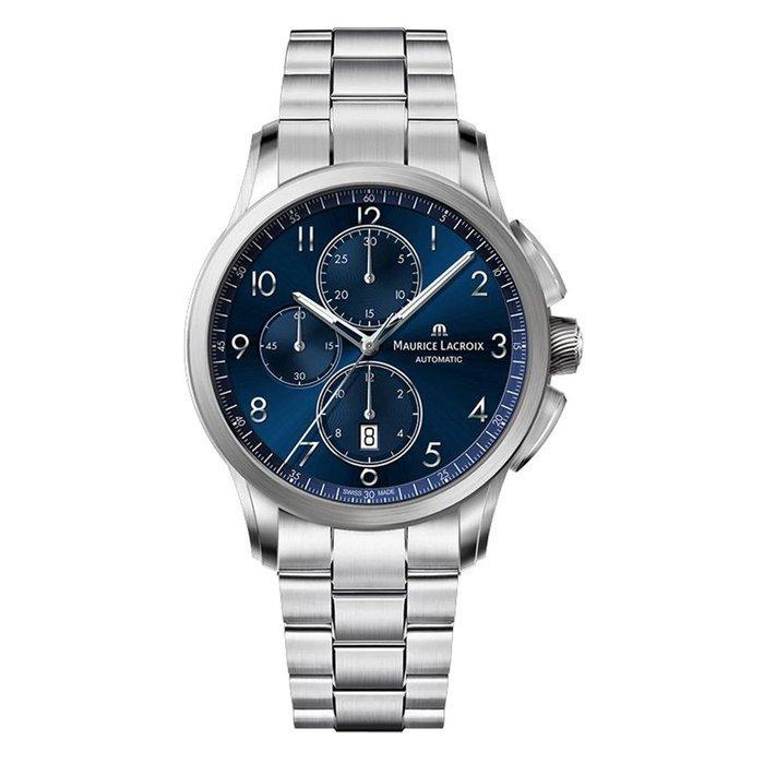 Maurice Lacroix - Pontos Chronograph Blue -, Sieraden, Tassen en Uiterlijk, Horloges | Heren