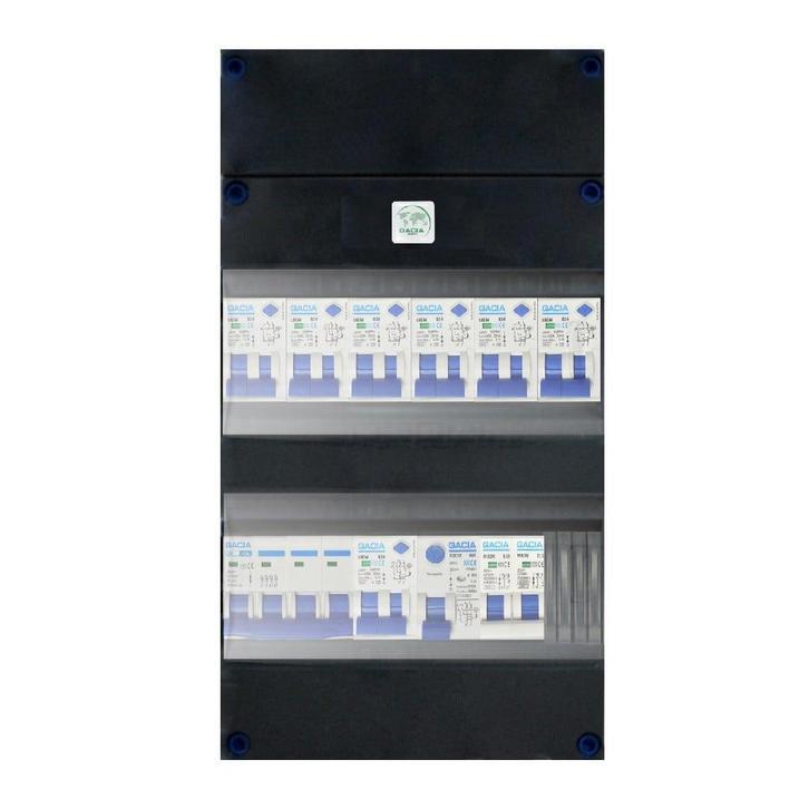 Gacia groepenkast 3 fase 7 alamat + kookgroep, Doe-het-zelf en Verbouw, Elektra en Kabels, Nieuw, Ophalen of Verzenden