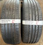 2x215-55-18 Continental zomer 6.5mm €70 per band 215 55 18, Auto-onderdelen, Banden en Velgen, Ophalen, 18 inch, Band(en), Personenwagen