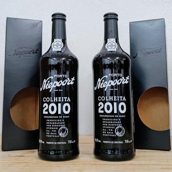 2010 Niepoort - Colheita Port - Porto - 2 Flessen (0.75, Verzamelen, Wijnen