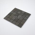 Mozaiek tegel antraciet 5x5 cm keramiek, Doe-het-zelf en Verbouw, Tegels, Ophalen of Verzenden, Nieuw, Keramiek, 10 m² of meer