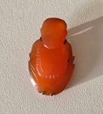 Buddha agaat en zilver 925. - Broche, Antiek en Kunst