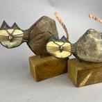 Jacek Drzymaa ( XX- XXI) - sculptuur, 2 Stone BIG CATS - 19