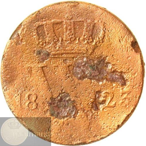 Nederland. Willem I, II & III. 1/2 Cent 1823 Brussel t/m, Postzegels en Munten, Munten | Nederland