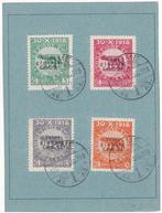 Fiume 1919 - Soprastampati volledige serie Sass S.14, Gestempeld