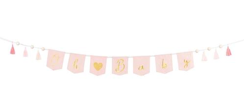 Jep-Party Oh Baby Roze 260 cm Slinger GRL100-081J, Kinderen en Baby's, Kraamcadeaus en Geboorteborden, Nieuw, Verzenden