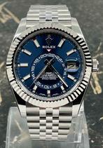 Rolex Sky-Dweller Blue Dial 336934 - 2025 - Jubilee, Sieraden, Tassen en Uiterlijk, Horloges | Heren, Staal, Polshorloge, Nieuw