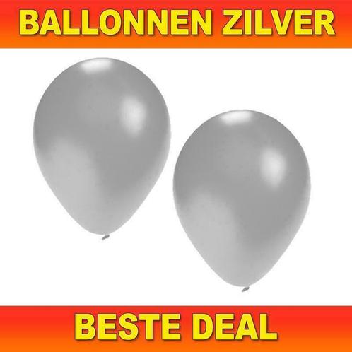 Zilveren ballonnen va 1,95 - Ballon mega aanbod!, Hobby en Vrije tijd, Feestartikelen, Overige, Versiering, Nieuw, Ophalen of Verzenden