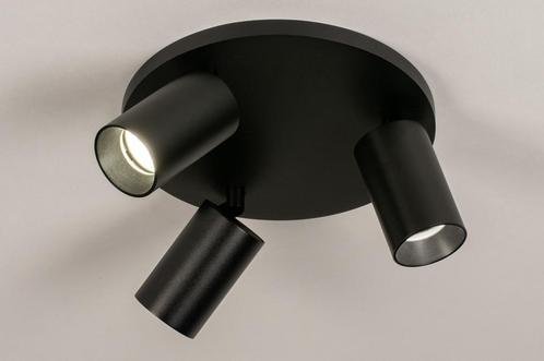 Rietveld Spots - Zwart - Metaal, Aluminium, Huis en Inrichting, Lampen | Hanglampen, Verzenden