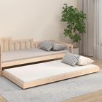 vidaXL Bedframe zonder matras massief grenenhout 80x200 cm, Huis en Inrichting, Eenpersoons, Bruin, Verzenden, Nieuw