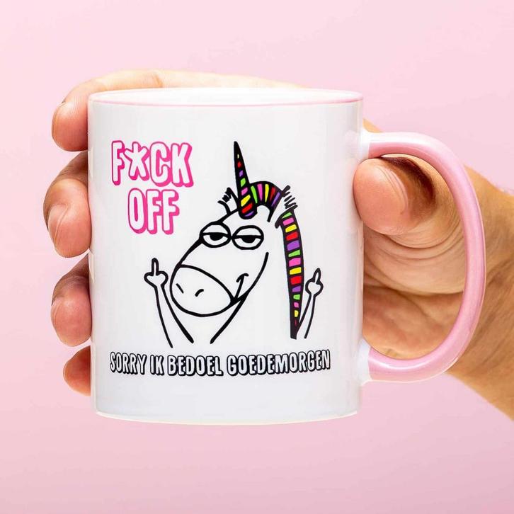 Mok Unicorn F*Ck Off, Huis en Inrichting, Keuken | Servies, Verzenden