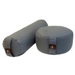 Pakket bolster en meditatiekussen - antraciet, Sport en Fitness, Overige Sport en Fitness, Verzenden, Nieuw