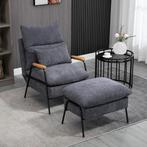 TRUUSK Relaxstoel Oorfauteuil Met Kruk - TV-stoel Met Kantel, Huis en Inrichting, Fauteuils, Verzenden, Nieuw