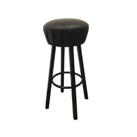 Barkruk Gezellig Zwart - Vintage/Café, Huis en Inrichting, Barkrukken, Ophalen