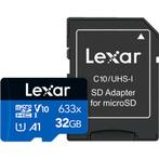 Lexar MicroSD Blue Series UHS-I 633X 32GB V10, Audio, Tv en Foto, Fotografie | Geheugenkaarten, Nieuw, Overige merken, Overige typen