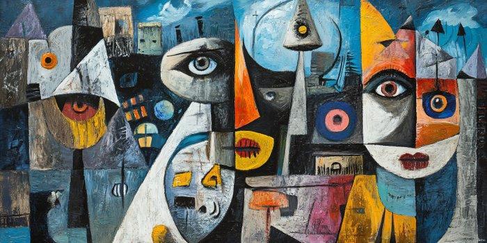 Felix van Horst - Surreal Skyline (XXL), Antiek en Kunst, Kunst | Designobjecten