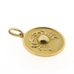 18 Krt. Gouden sterrenbeeld hanger; Kreeft (lobster, cancer), Ophalen of Verzenden, Gebruikt, Goud, Overige merken