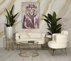 TAFEL NOAH GOUD SET 4 STUKS CM Ø 70X45-47X54,5-36x50-28x45, Huis en Inrichting, Ophalen of Verzenden, Nieuw