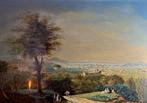 Italiaanse school (XX) - Veduta di Napoli dallo Scudillo -, Antiek en Kunst, Kunst | Schilderijen | Klassiek