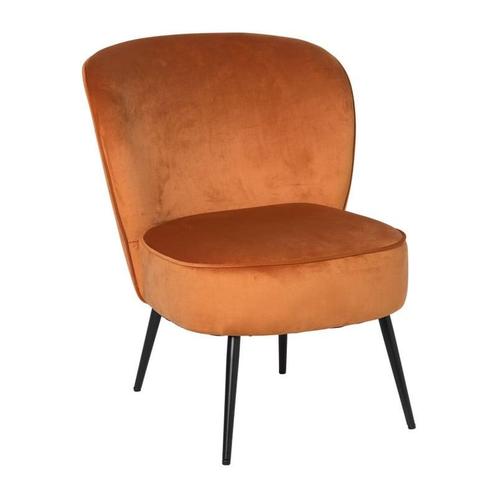 Fauteuil Frida - terra - 77x69x60 cm, Huis en Inrichting, Fauteuils, Verzenden