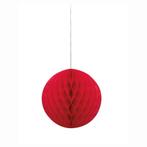 Honeycomb Bol Rood 20cm, Verzenden, Nieuw