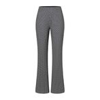 MAC • Flare broek zwart ecru motief • 38, Maat 38/40 (M), Verzenden, Zwart, MAC