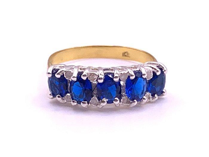 Zonder minimumprijs - Eeuwigheidsring - 9 kt. Geel goud,, Sieraden, Tassen en Uiterlijk, Antieke sieraden