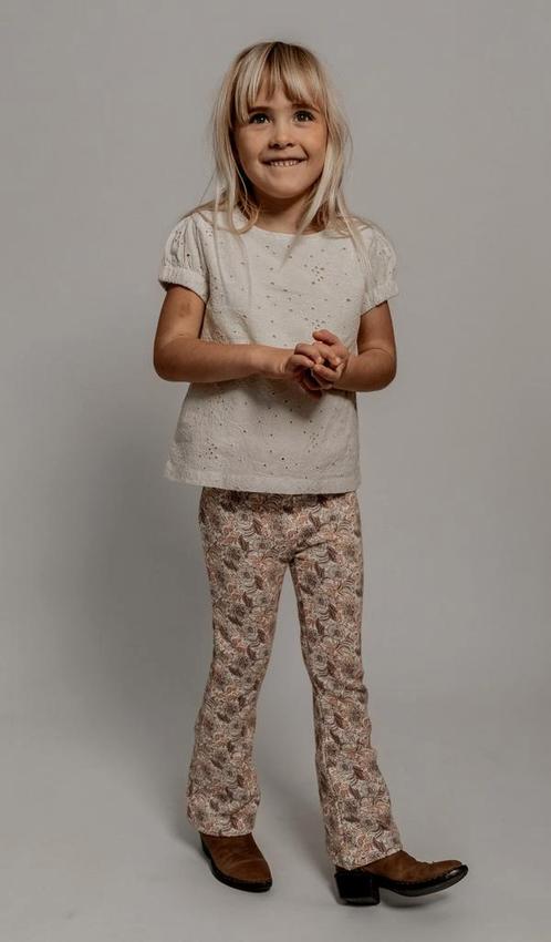 Beau blouse met korte mouwen gebroken wit  Baje Maat 74, Kinderen en Baby's, Babykleding | Maat 74, Meisje, Nieuw, Ophalen of Verzenden