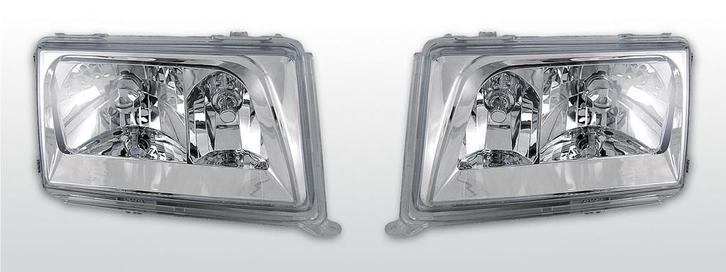 Koplampen | Mercedes 200-Serie W124 1985-1993 | chroom, Auto-onderdelen, Verlichting, Nieuw, Mercedes-Benz, Verzenden