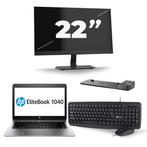 HP EliteBook Folio 1040 G3 - Intel Core i5-6e Generatie - 14, Verzenden, Zo goed als nieuw