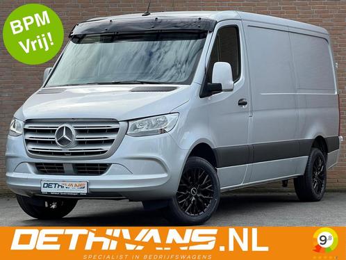 Zakelijke Lease |  Mercedes-Benz Sprinter 314CDI 143PK L2H1, Auto's, Bestelauto's, Dealer onderhouden, Lease, Zwart, Handgeschakeld