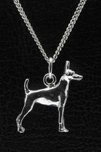 Zilveren Amerikaanse toy terrier ketting hanger - groot, Verzenden, Nieuw