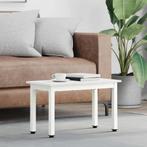 vidaXL Salontafel Wit 60 x 30 x 36 cm Massief grenenhout, Minder dan 50 cm, Verzenden, Nieuw, Minder dan 50 cm