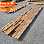 Partij Thermo Frake Geschaafde Plank 2100-4850x66-90x18-20mm, Doe-het-zelf en Verbouw, Platen en Panelen, Ophalen of Verzenden