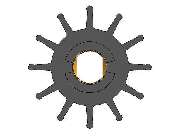 Impeller Doosan: 60.06804.0011 CAT: 3N1888 Cummins: 217308, Watersport en Boten, Bootonderdelen, Motor en Techniek, Nieuw, Zeilboot of Motorboot