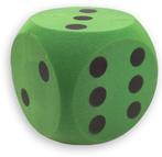 Grote Dobbelsteen 15 cm (Groen) | Atabiano - Buitenspeelgoed, Nieuw, Verzenden