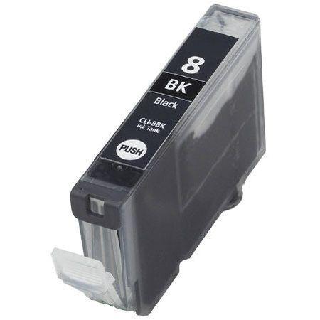 Huis-Merk  CANON CLI-8 Zwart + Chip 14ml 247Print, Computers en Software, Printerbenodigdheden, Nieuw, Verzenden